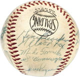 1953 Chicago White Sox Team Autographed Official Spalding Baseball With 19 Signatures Including Nellie Fox Beckett BAS #AE08362