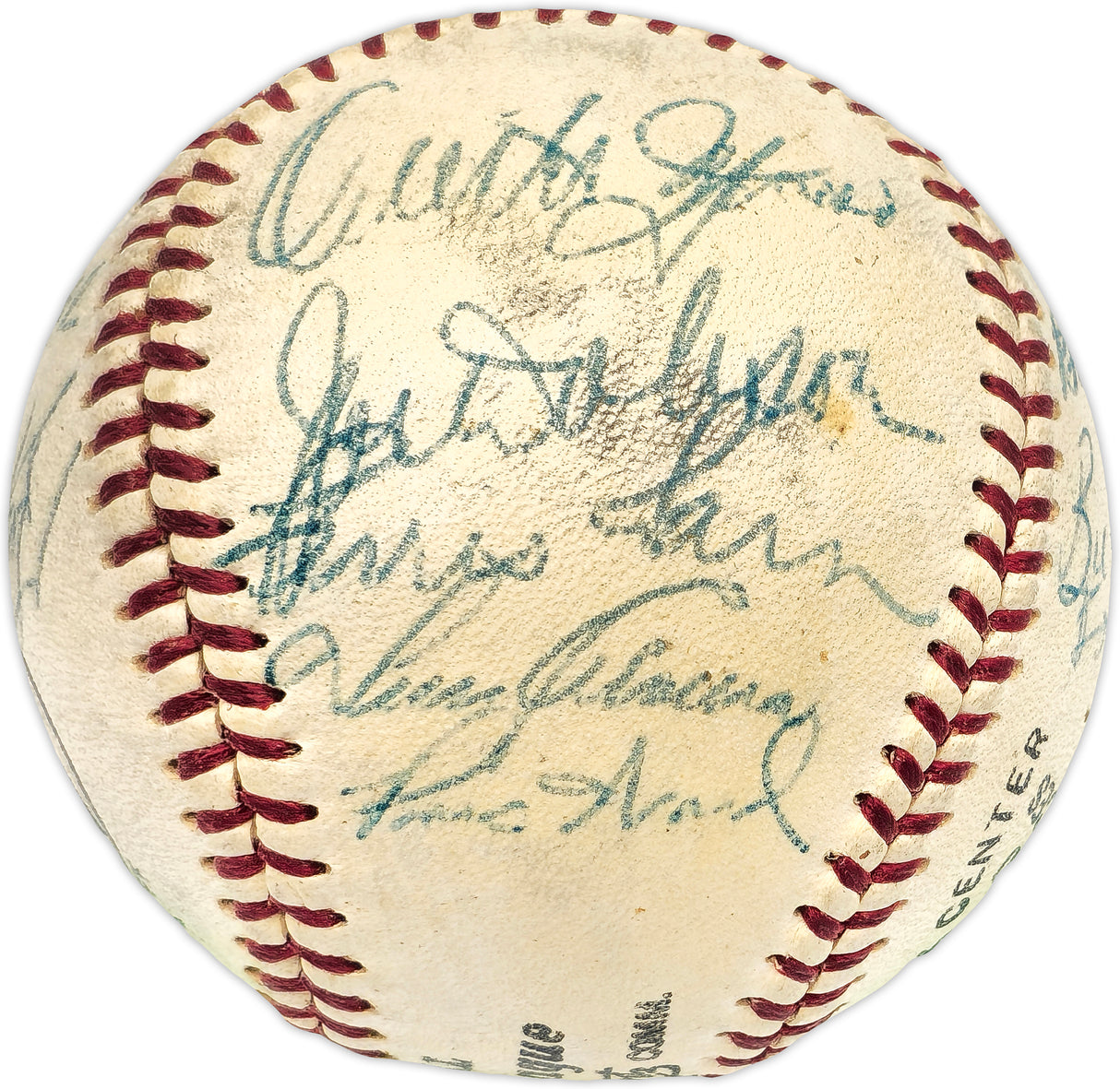 1953 Chicago White Sox Team Autographed Official Spalding Baseball With 19 Signatures Including Nellie Fox Beckett BAS #AE08362