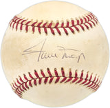 Willie Mays Autographed Official NL Baseball San Francisco Giants Beckett BAS #AE08378