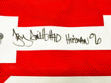 Ohio State Buckeyes Troy Smith Autographed Red Jersey "Heisman 06" Beckett BAS Witness Stock #222843