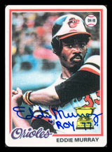 Eddie Murray Autographed Porcelain Baseball Card Set Baltimore Orioles "ROY 77, 81 HRC & 504 HR" With 3 Signed Cards #21/504 Signature Series #A14889