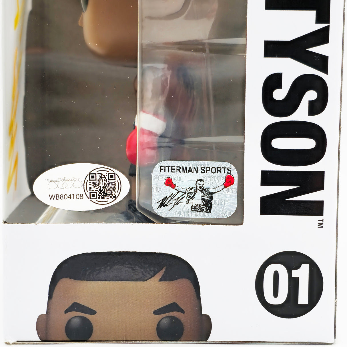 Mike Tyson Autographed Funko Pop Vinyl Figurine #01 JSA Stock #237078