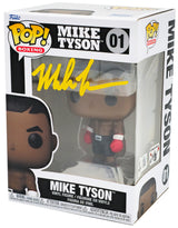 Mike Tyson Autographed Funko Pop Vinyl Figurine #01 Beckett BAS QR Stock #237081