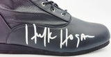 Hulk Hogan Autographed Black Right Foot Leather Boot Shoe WWE JSA Stock #237073