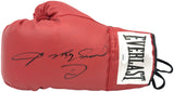 Sugar Ray Leonard Autographed Red Everlast Boxing Glove Left Handed LH JSA Stock #237640