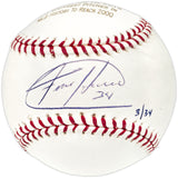 Felix Hernandez Autographed Official Stat Logo Baseball Seattle Mariners #3/34 PSA/DNA #T65819