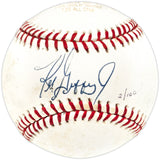 Ken Griffey Jr. Autographed Official Stat Logo Baseball Seattle Mariners #2/100 Vintage Signature PSA/DNA #P72168