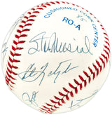 3000 Hit Club Autographed Official AL Baseball With 14 Signatures Including Willie Mays & Hank Aaron Beckett BAS #AE08326