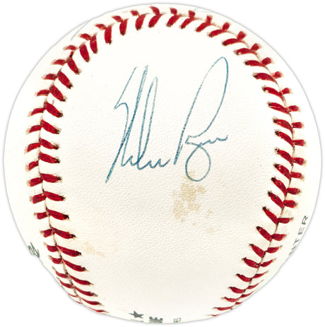 Sandy Koufax, Nolan Ryan & Bob Feller Autographed Official NL Baseball No Hit Kings Beckett BAS #AE08349