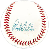 Sandy Koufax, Nolan Ryan & Bob Feller Autographed Official NL Baseball No Hit Kings Beckett BAS #AE08349