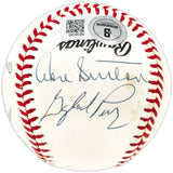 300 Win Club Autographed Official NL Baseball With 8 Signatures Including Nolan Ryan & Tom Seaver Beckett BAS #AE08345