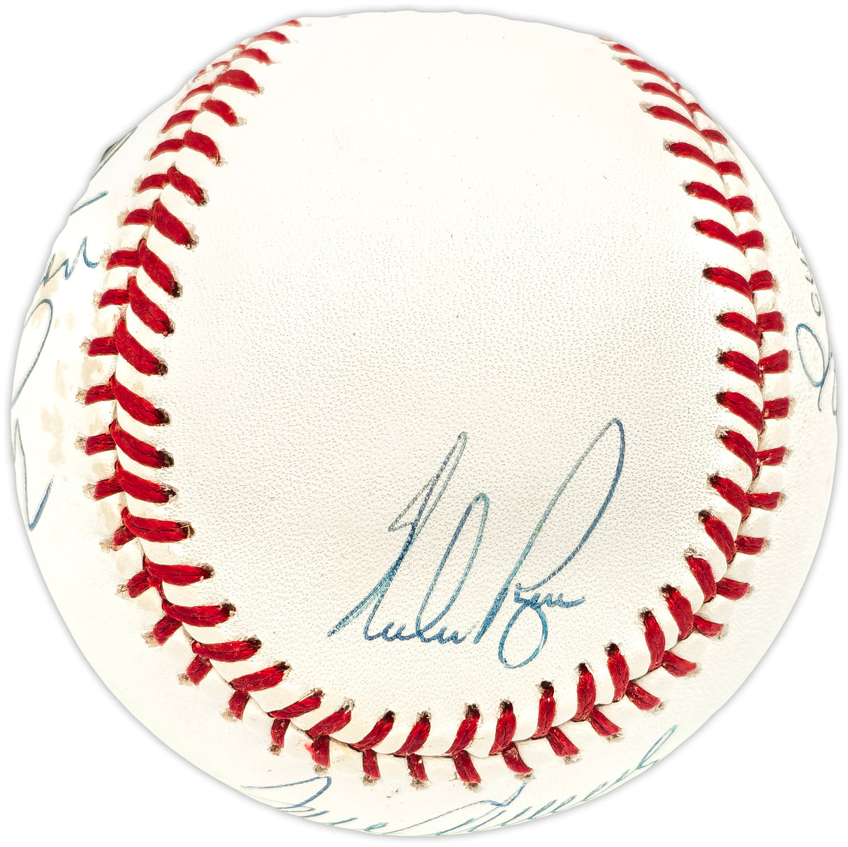 300 Win Club Autographed Official NL Baseball With 8 Signatures Including Nolan Ryan & Tom Seaver Beckett BAS #AE08345