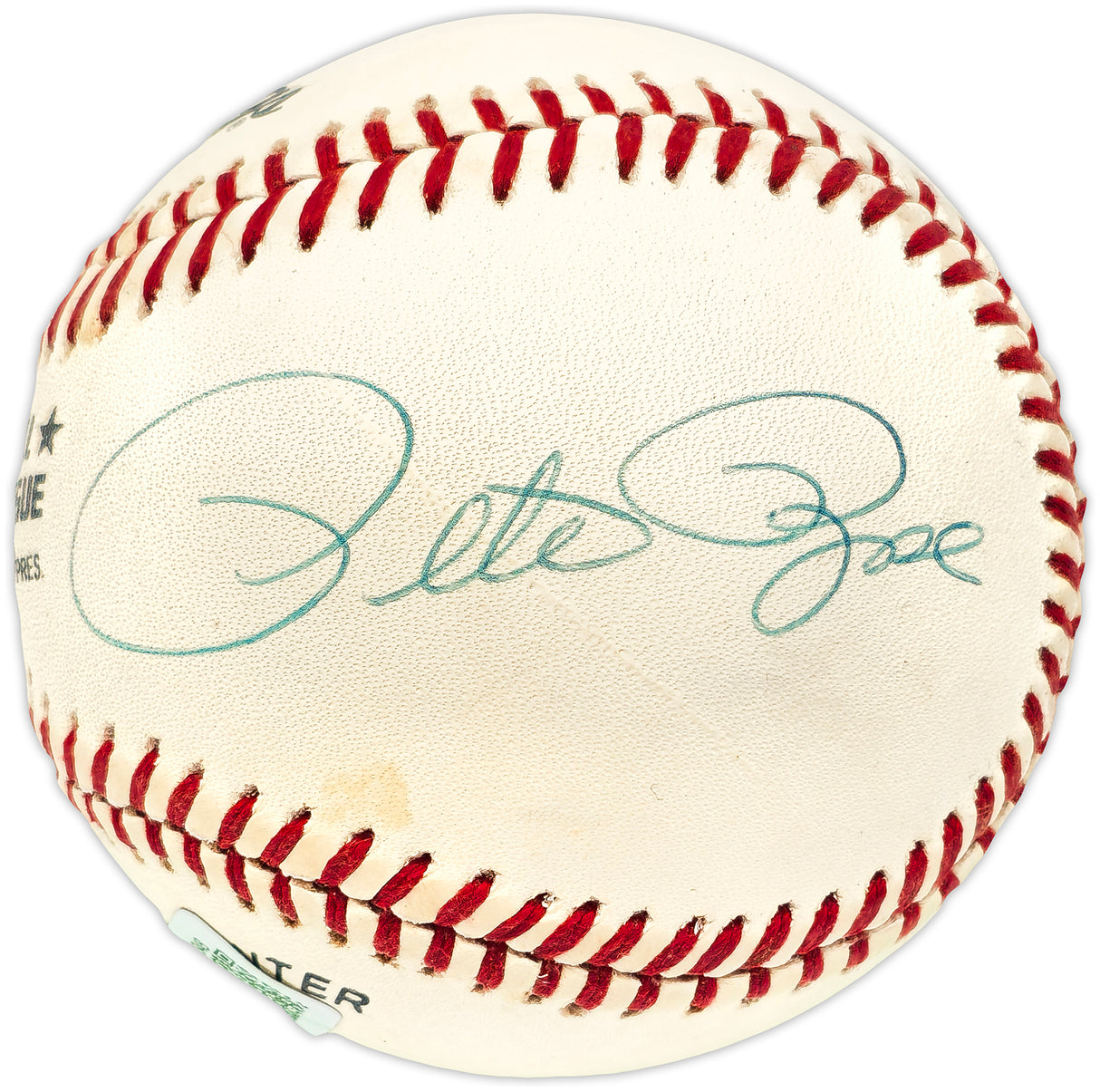 Hank Aaron, Nolan Ryan & Pete Rose Autographed Official NL Baseball The Kings of Baseball Beckett BAS #AE08348