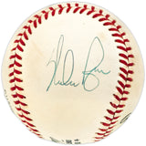 Hank Aaron, Nolan Ryan & Pete Rose Autographed Official NL Baseball The Kings of Baseball Beckett BAS #AE08348