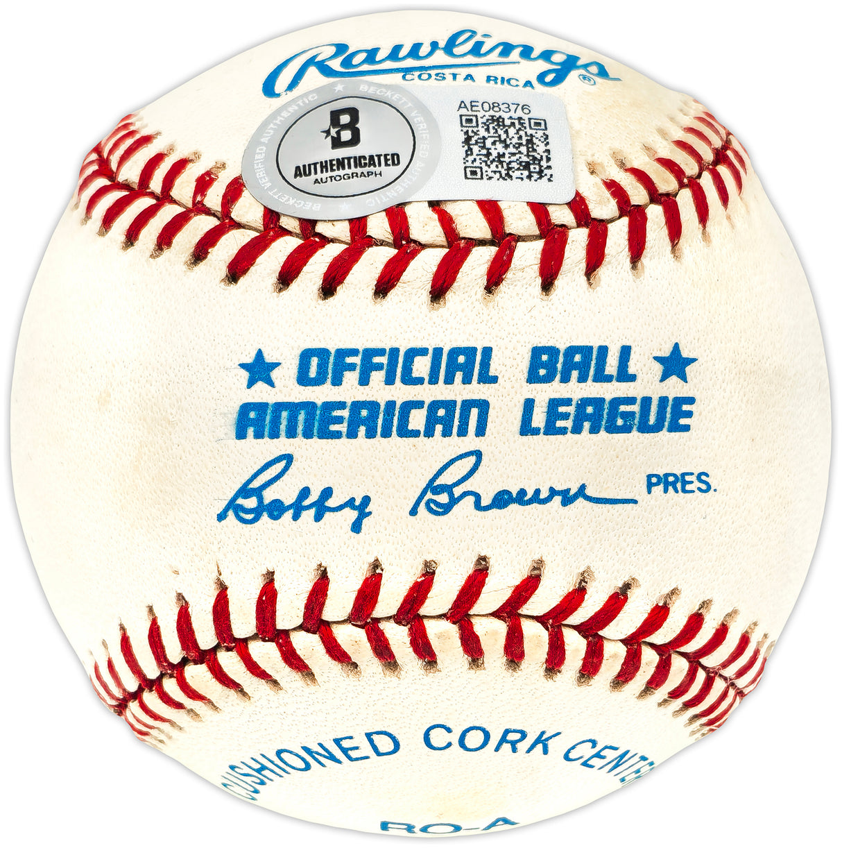 Sandy Koufax, Nolan Ryan & Bob Feller Autographed Official AL Baseball Beckett BAS #AE08376