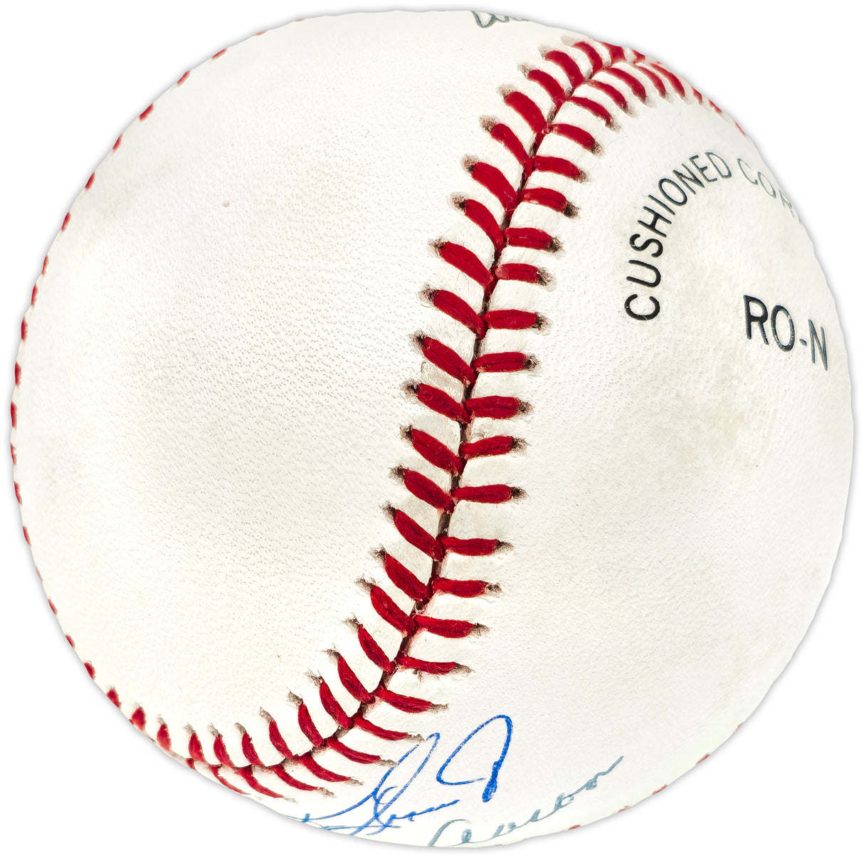 Hank Aaron & Ken Griffey Jr. Autographed Official NL Baseball Beckett BAS #AE08318