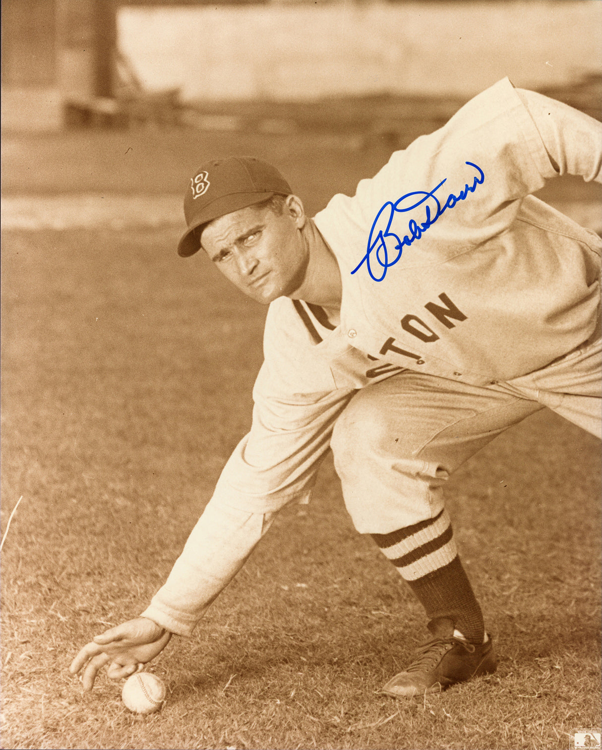 Bobby Doerr Autographed 11 Count Lot of 8x10 Photos Boston Red Sox SKU #238264