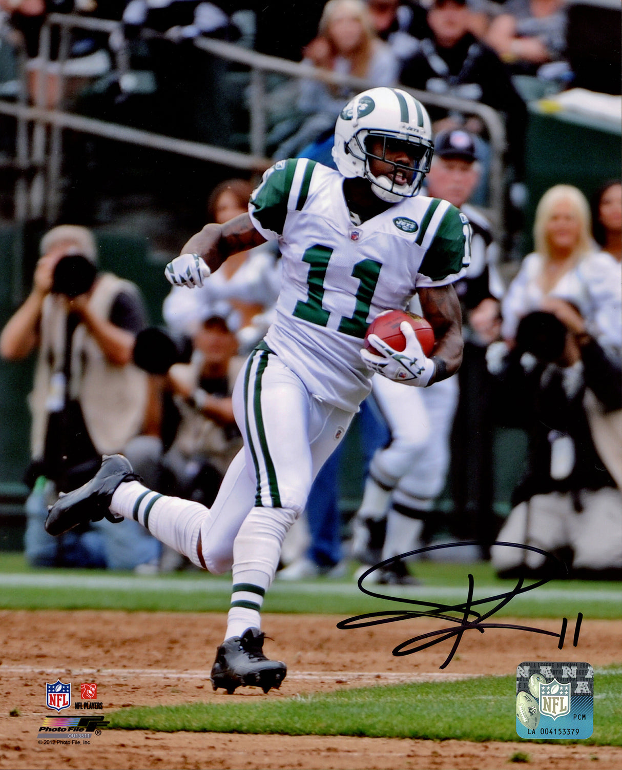 Jeremy Kerley Autographed 34 Count Lot of 8x10 Photos New York Jets SKU #238266