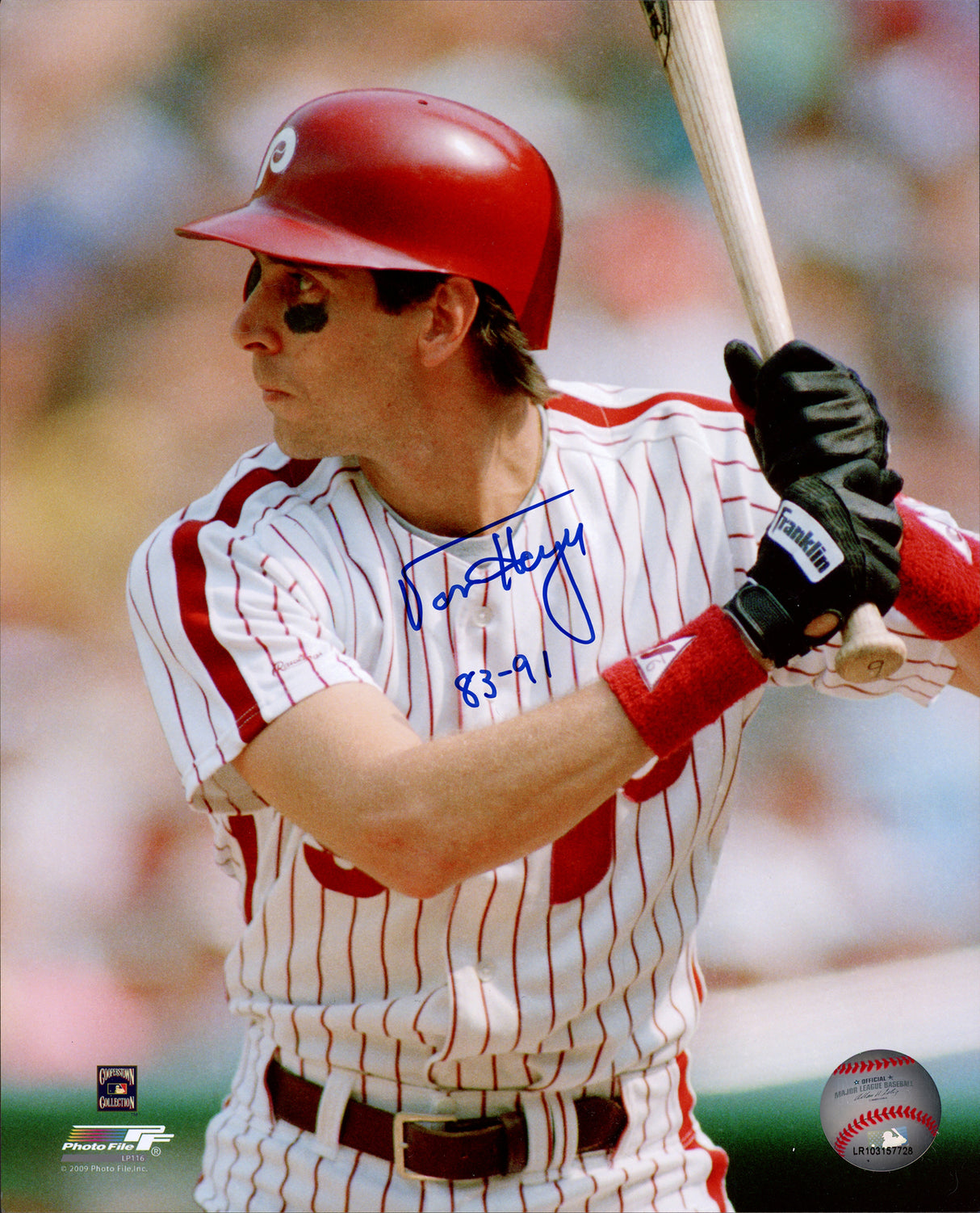 Von Hayes Autographed 50 Count Lot of 8x10 Photos Philadelphia Phillies "83-91" SKU #238268