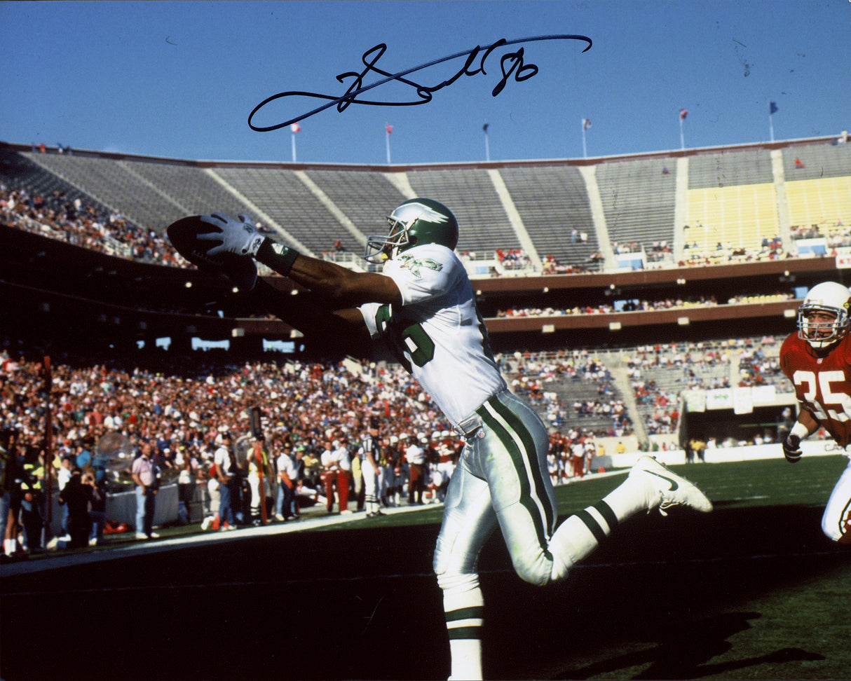 Fred Barnett Autographed 51 Count Lot of 8x10 Photos Philadelphia Eagles SKU #238275