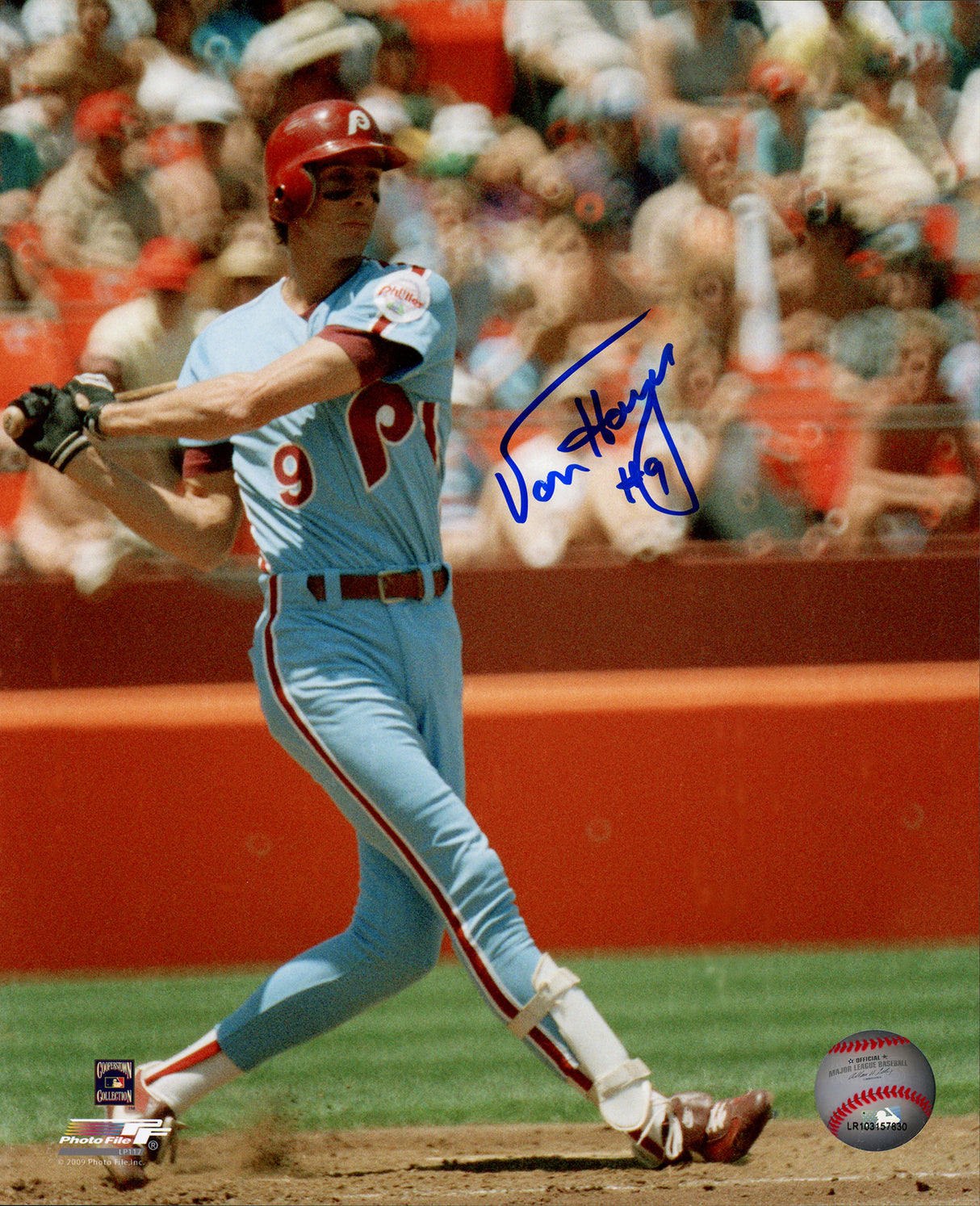 Von Hayes Autographed 20 Count Lot of 8x10 Photos Philadelphia Phillies SKU #238281