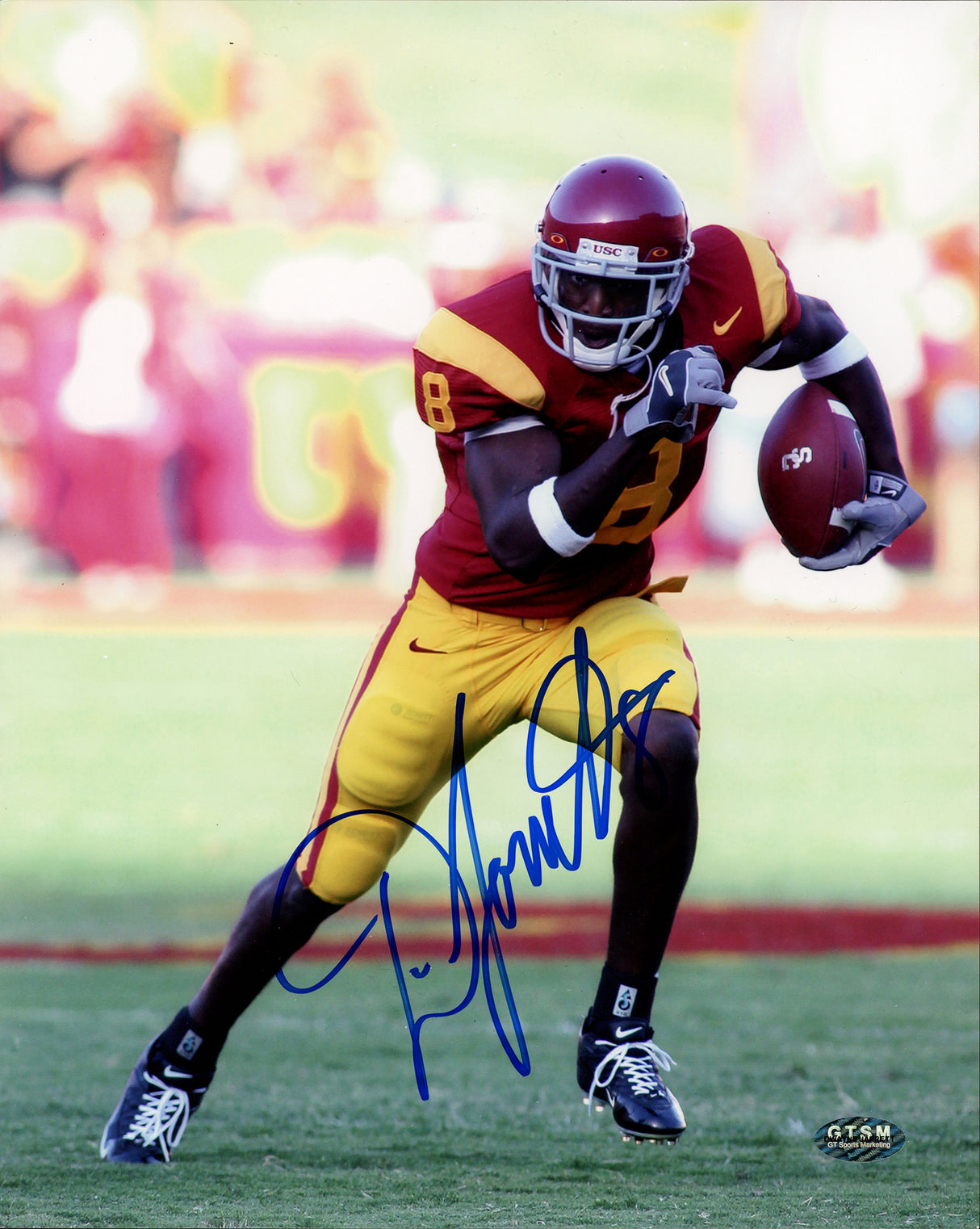 Dwayne Jarrett Autographed 85 Count Lot of 8x10 Photos USC Trojans DJ Holo SKU #238292