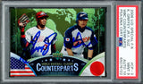 Ken Griffey Jr. & Ichiro Suzuki Autographed 2006 UD Special F/X WBC Counterparts Card #CP-3 PSA 9 Auto Grade Gem Mint 10 PSA/DNA #69276722