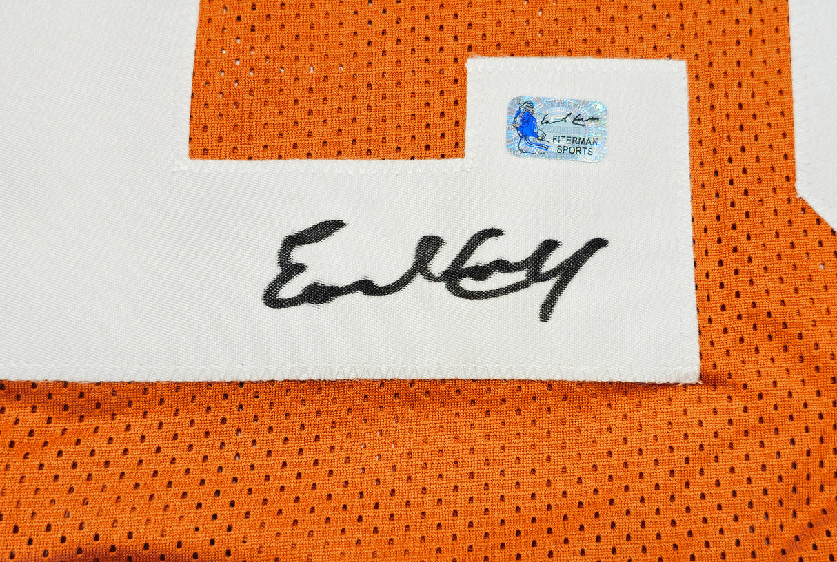 Texas Longhorns Earl Campbell Autographed Orange Jersey JSA Stock #237060