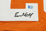 Texas Longhorns Earl Campbell Autographed Orange Jersey JSA Stock #237060