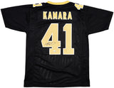 New Orleans Saints Alvin Kamara Autographed Black Jersey Beckett BAS Witness Stock #238209