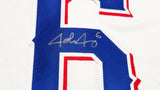 Texas Rangers Josh Jung Autographed White Nike Jersey Size XLT Beckett BAS Witness Stock #236688