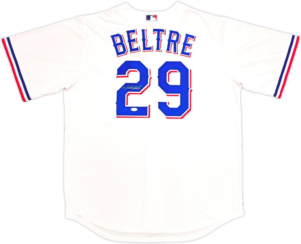 Texas Rangers Adrian Beltre Autographed White Nike Jersey Size XLT JSA Stock #236697