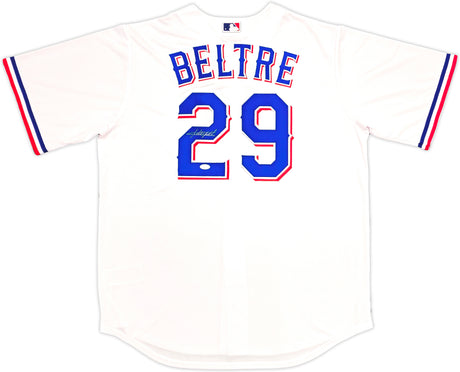 Texas Rangers Adrian Beltre Autographed White Nike Jersey Size XLT JSA Stock #236697