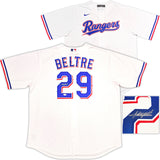 Texas Rangers Adrian Beltre Autographed White Nike Jersey Size 2XLT JSA Stock #236696