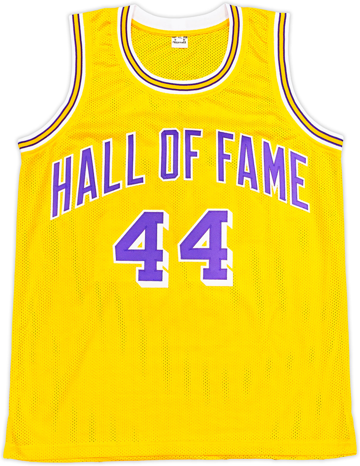 Los Angeles Lakers Jerry West Autographed Yellow Jersey Stock #237710