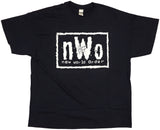 Hulk Hogan Autographed Black NWO T-Shirt WWE "Hollywood" JSA Stock #237068