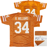 Texas Longhorns Ricky Williams Autographed Orange Jersey "98 Heisman" Beckett BAS QR Stock #237064