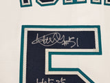 Seattle Mariners Ichiro Suzuki Autographed White Nike Jersey Size L "HOF 25" IS Holo & Beckett BAS Witness QR Stock #238311