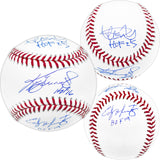 Ichiro Suzuki, Ken Griffey Jr., Edgar Martinez Autographed Official MLB Baseball Seattle Mariners "HOF 16, HOF 19, HOF 25" IS Holo & Beckett BAS Witness Stock #238305