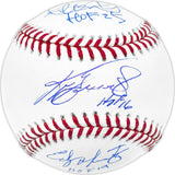 Ichiro Suzuki, Ken Griffey Jr., Edgar Martinez Autographed Official MLB Baseball Seattle Mariners "HOF 16, HOF 19, HOF 25" IS Holo & Beckett BAS Witness Stock #238305