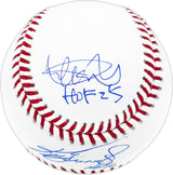 Ichiro Suzuki, Ken Griffey Jr., Edgar Martinez Autographed Official MLB Baseball Seattle Mariners "HOF 16, HOF 19, HOF 25" IS Holo & Beckett BAS Witness Stock #238305