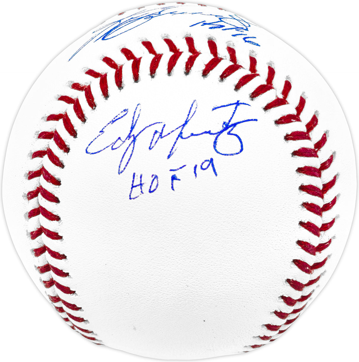 Ichiro Suzuki, Ken Griffey Jr., Edgar Martinez Autographed Official MLB Baseball Seattle Mariners "HOF 16, HOF 19, HOF 25" IS Holo & Beckett BAS Witness Stock #238305