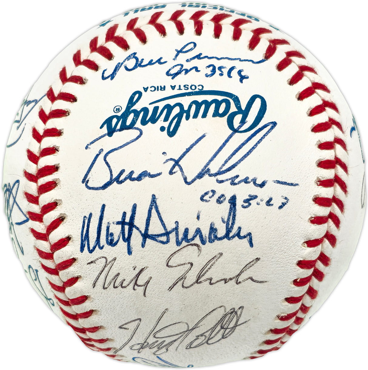 1991 Seattle Mariners Autographed Official AL Baseball With 19 Signatures Including Ken Griffey Jr. & Edgar Martinez SKU #236060