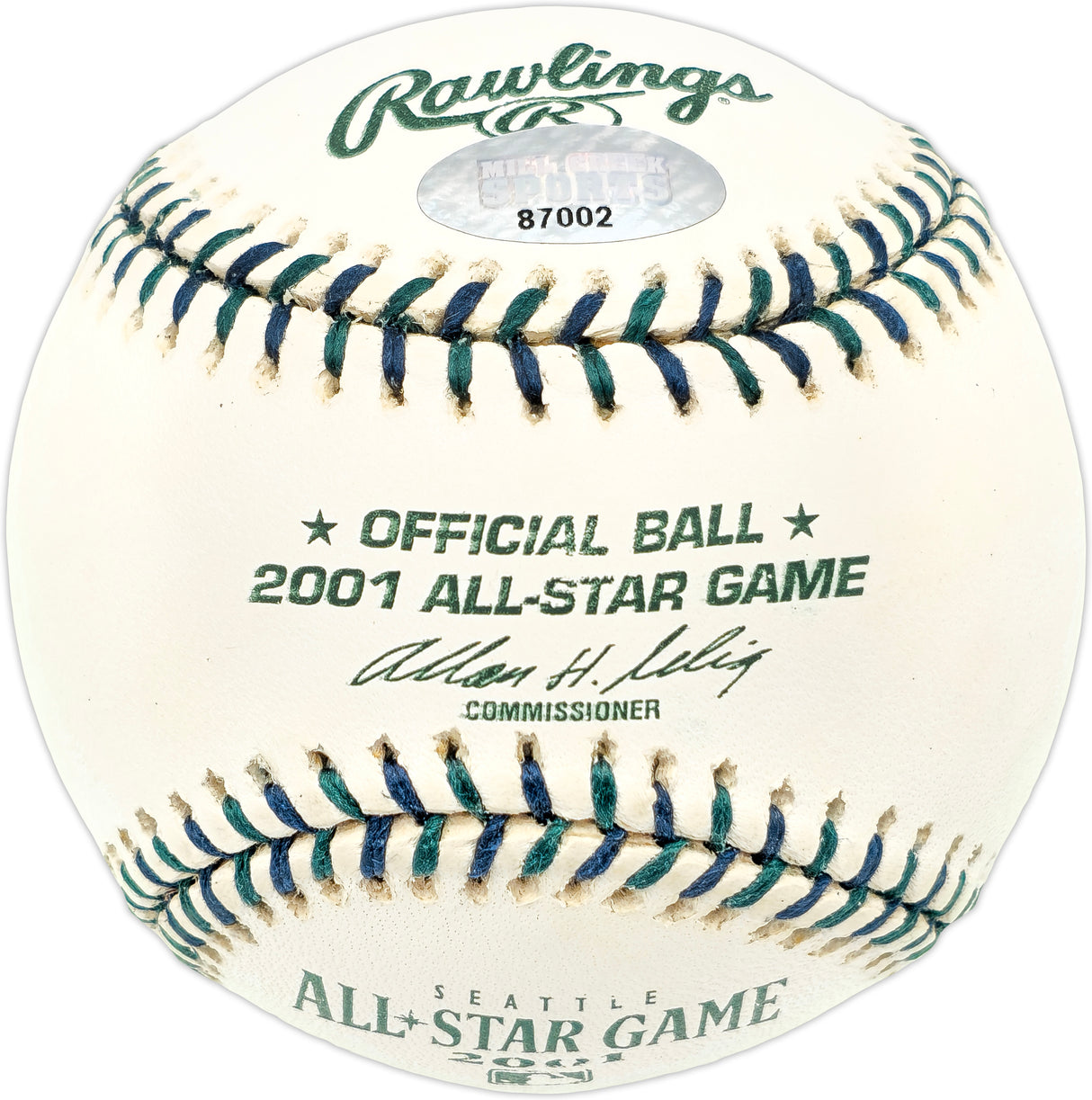 Bret Boone Autographed Official 2001 All Star Game MLB Baseball Seattle Mariners MCS Holo #87002