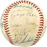 1971 New York Yankees Team Autographed Official Cronin AL Baseball With 17 Signatures Including Thurman Munson (Signed Twice) PSA/DNA #AO07206