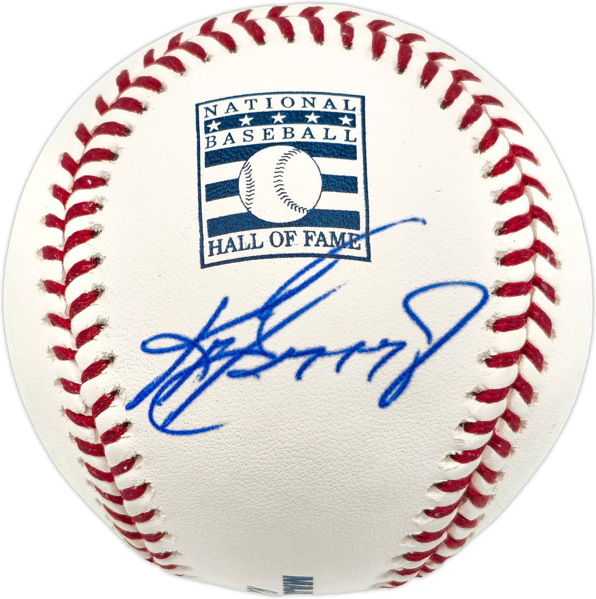 Ken Griffey Jr. Autographed Official Hall of Fame HOF Logo Baseball Seattle Mariners Beckett BAS Witness #W243455