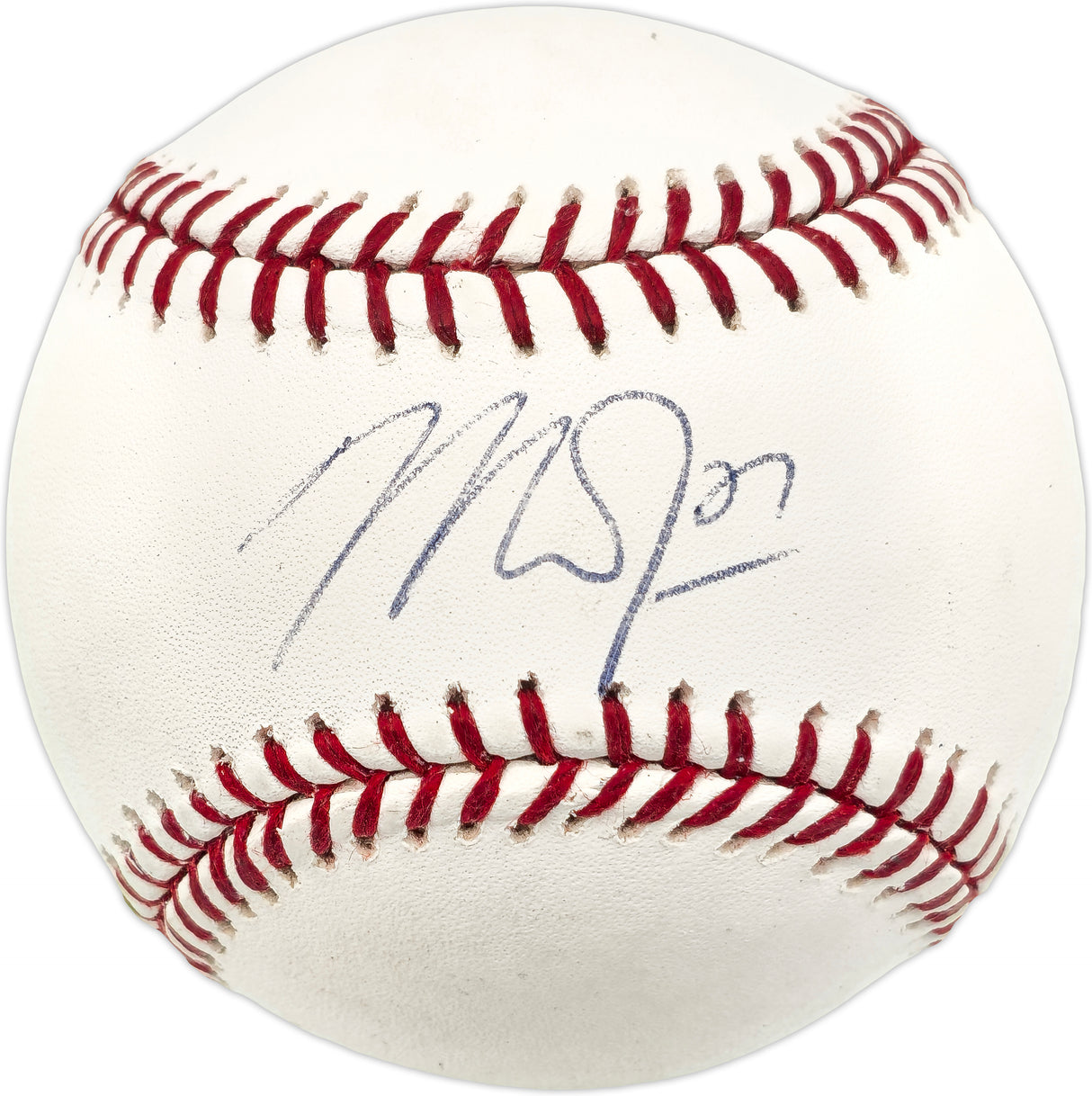 Mike Trout Autographed Official MLB Baseball Los Angeles Angels JSA #Y05686