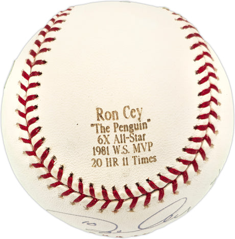 Ron Cey Autographed Official MLB Baseball Los Angeles Dodgers #3/10 MLB Holo #AR144233