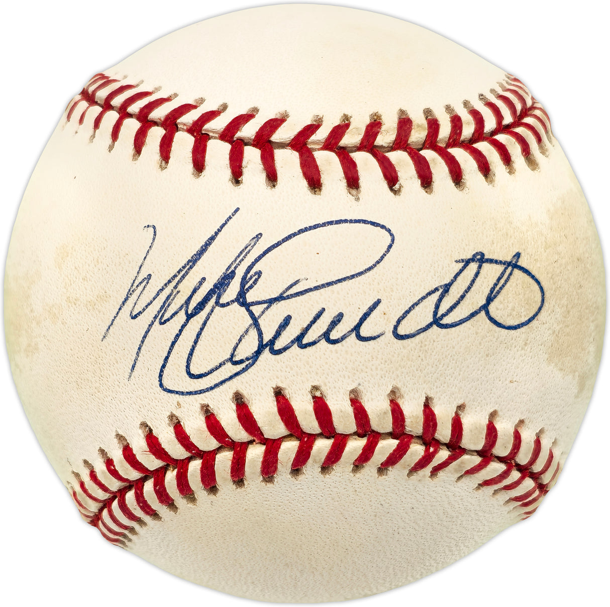 Mike Schmidt Autographed Official NL Baseball Philadelphia Phillies Beckett BAS QR #BN14877