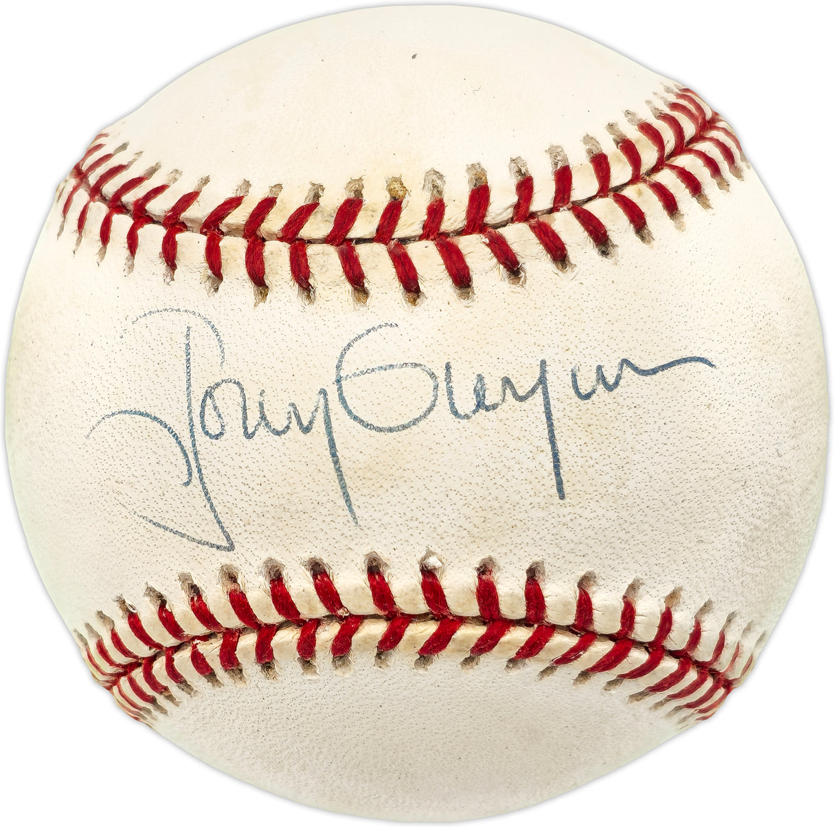 Tony Gwynn Autographed Official NL Baseball San Diego Padres Beckett BAS QR #BN14883